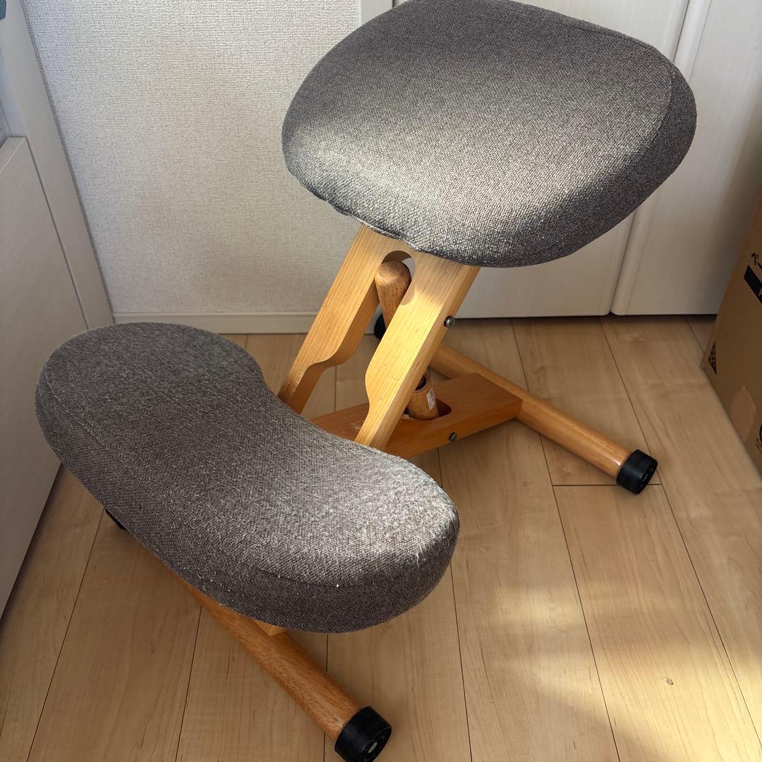 宮武製作所 バランスチェア 姿勢矯正チェア 木製フレーム - メルカリ