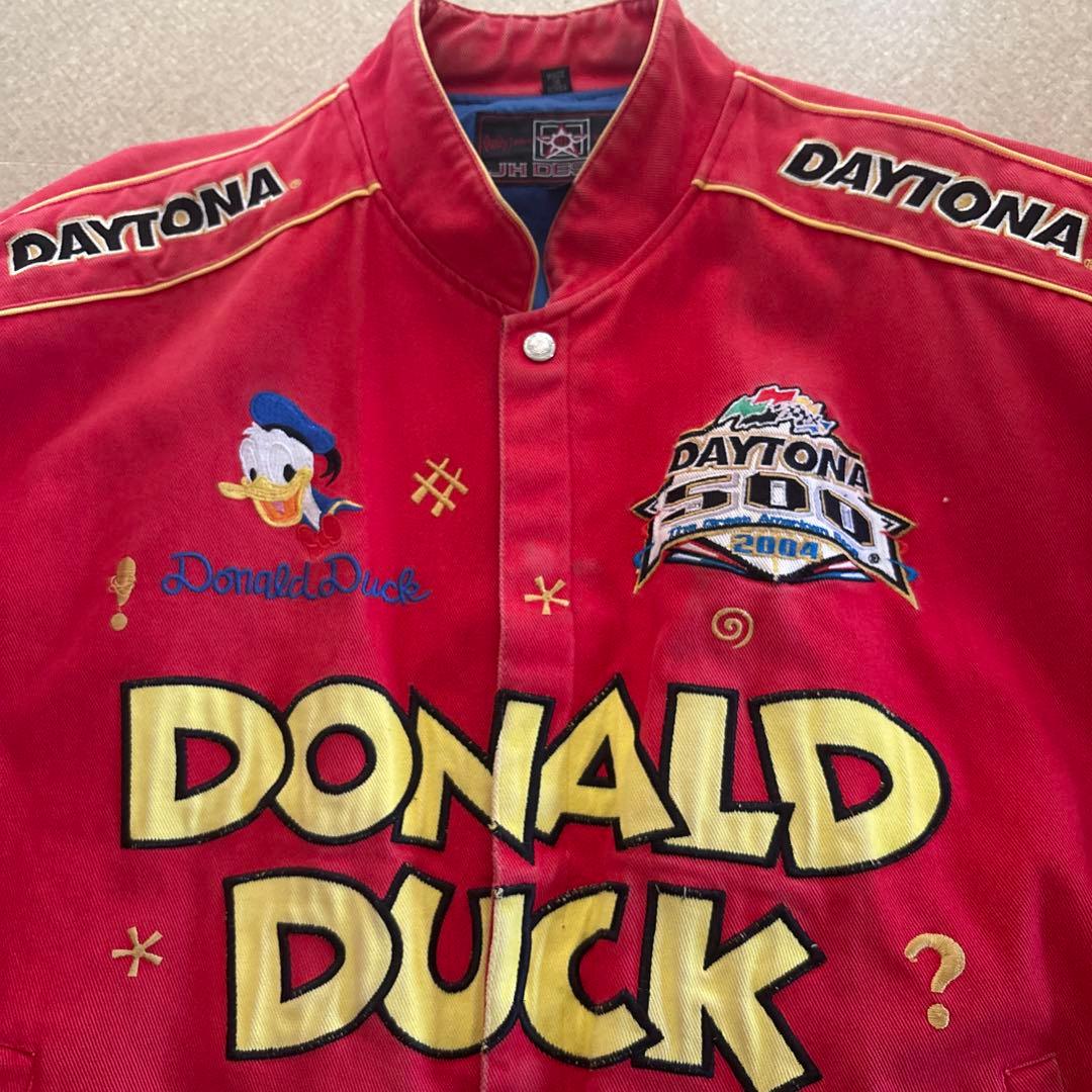 中古」JH DESIGN ドナルドダック DAYTONA 500 スタジャン - メルカリ