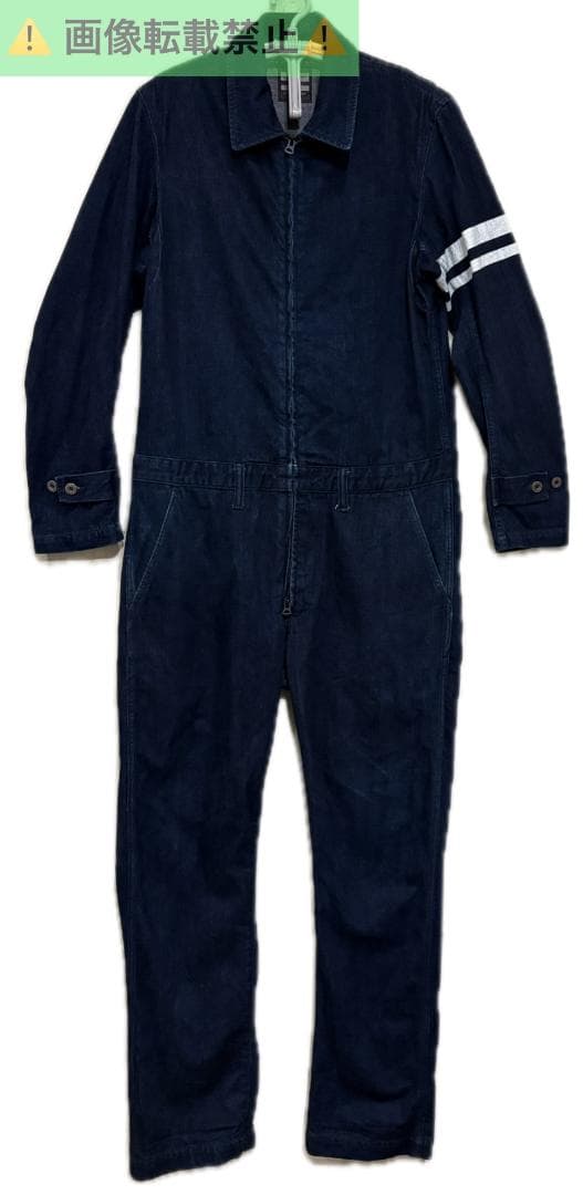 ＊桃太郎ジーンズ 出陣 濃紺 月桂樹ボタン つなぎ オールインワン 日本製 38 桃太郎ジーンズ 出陣 デニムジャンプスーツ オールインワン つなぎ