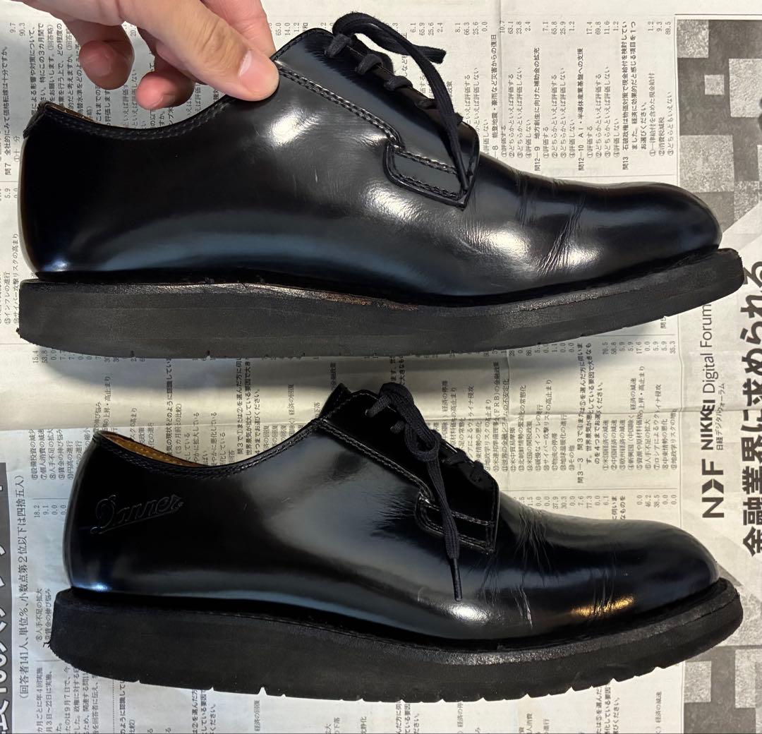 リ*ク様 ダナー ポストマンシューズ D-4300 BLACK 7H 25.5c