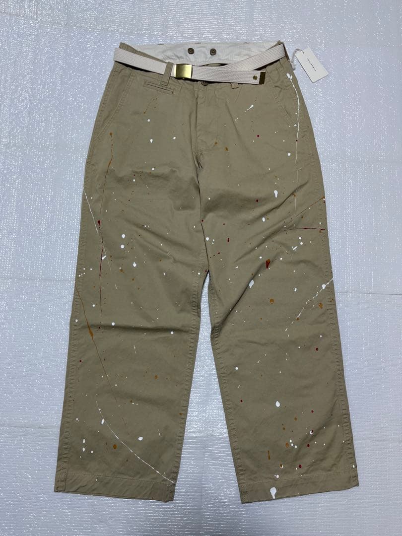 美品】MASTER&CO. マスターアンドコー チノ ペンキ加工 - メルカリ