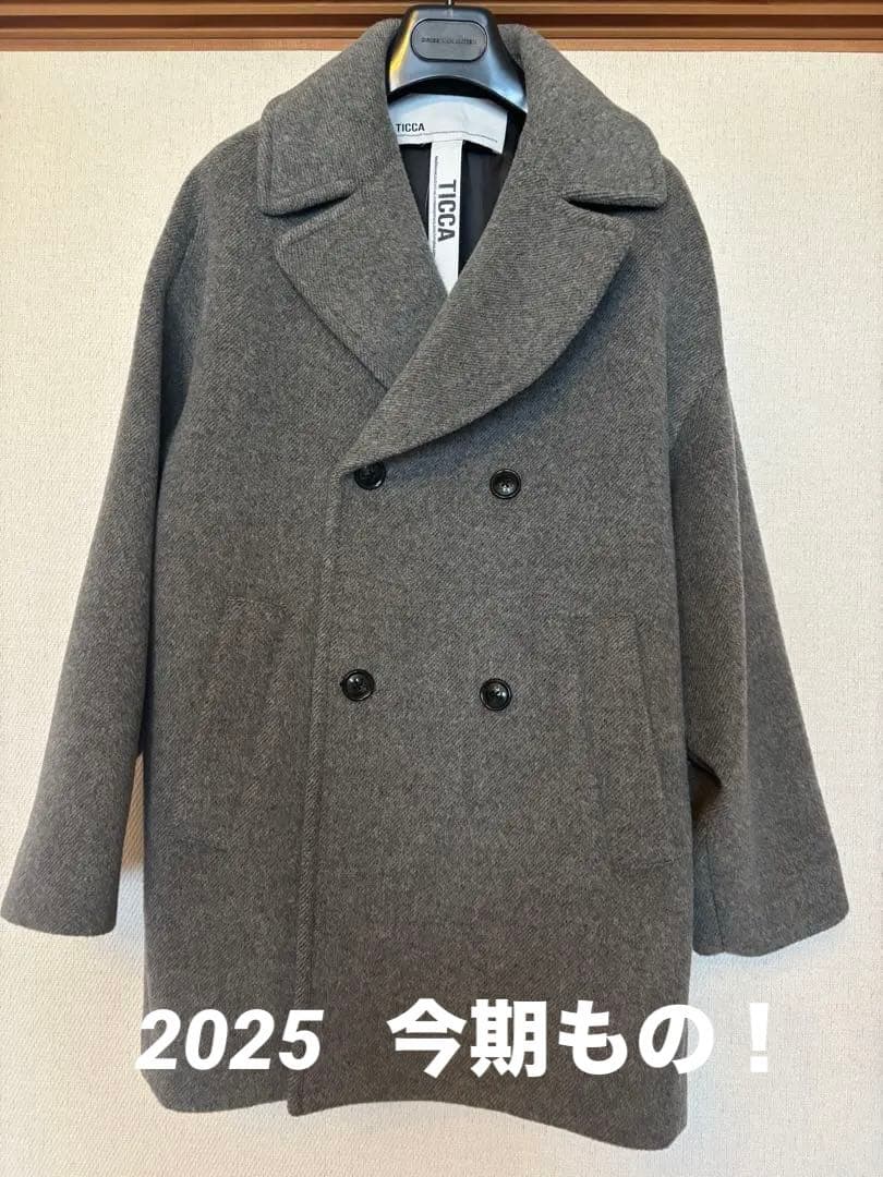 TICCA ピーコート　グレー2025ベイクルーズほぼ未使用品 週末お値下げ！ TICCA 2025 美品 ティッカ ピーコート グレー - メルカリ