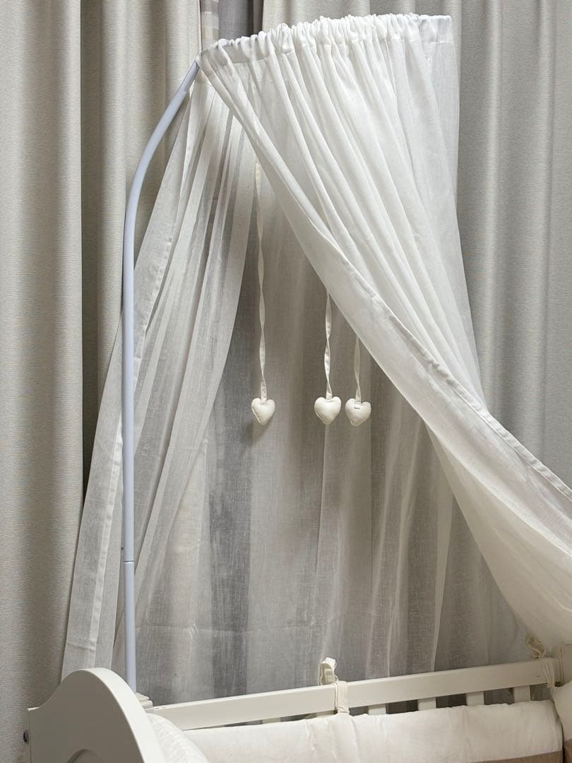 SALE】nanan インポートブランドミニベッド 天蓋付きベビーベッド