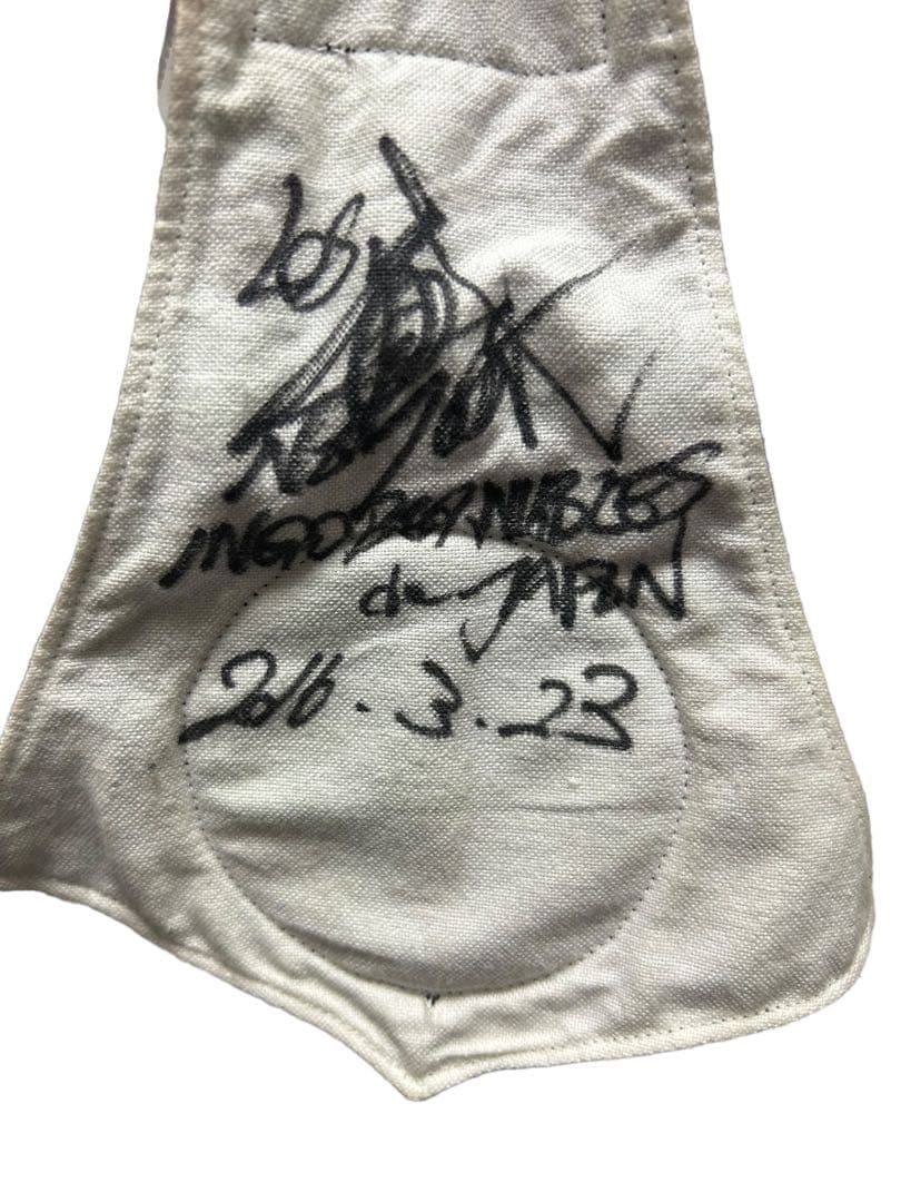 新日本プロレス ロスインゴベルナブレス BUSHI 試合着用直筆サイン入