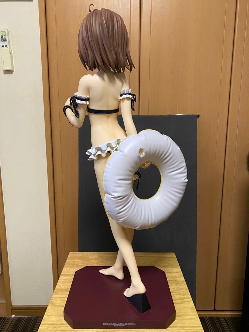 アスキー とある科学の超電磁砲 御坂美琴 水着フィギュア やわらか