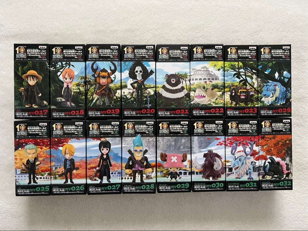 未開封]ワンピース WCF ストロングワールド ver.3 & 4 全16品 - メルカリ