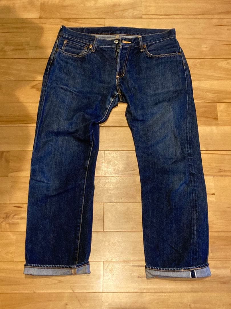 DENIME デニム W33 紙パッチ 50s Levis 501XX デニム ジーンズ 紙パッチ ギャラ入り センター