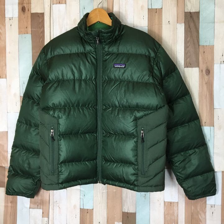 即完売最終90sレアパタゴニア Patagonia ダークグリーン ダウンJK