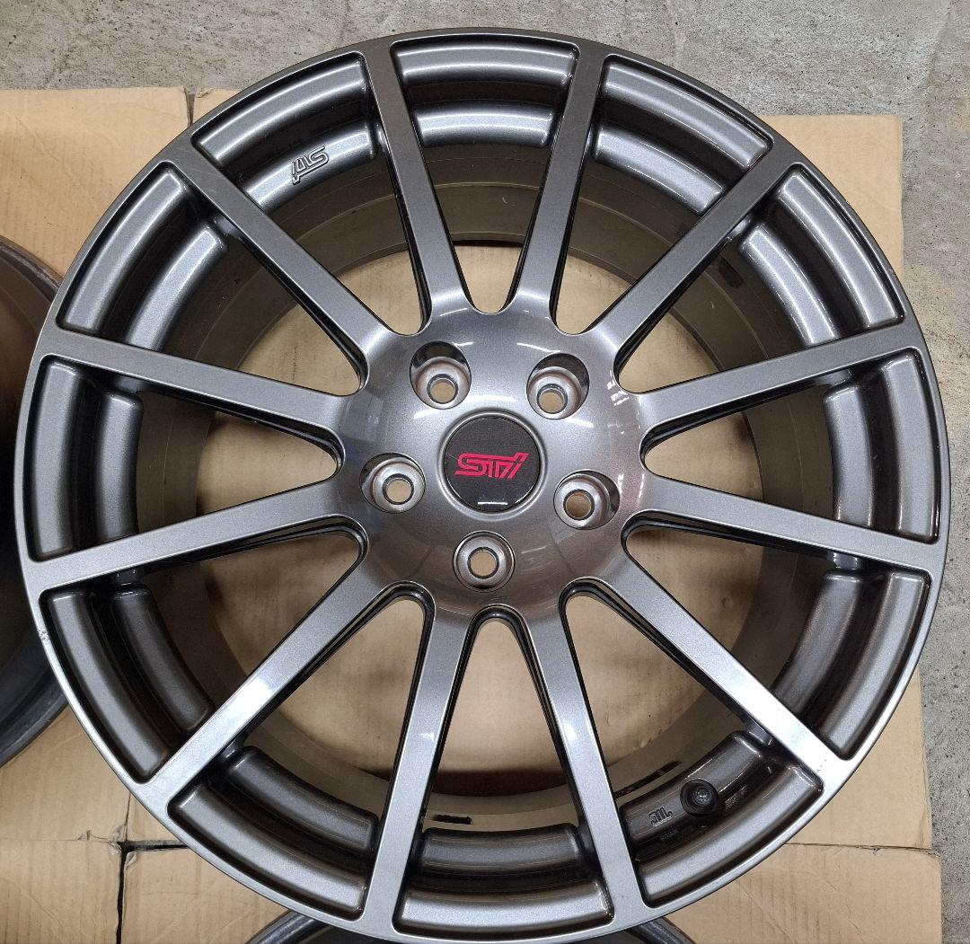 【美品】スバル WRX STI 純正OP 18インチ 8.5J ホイール 4本
