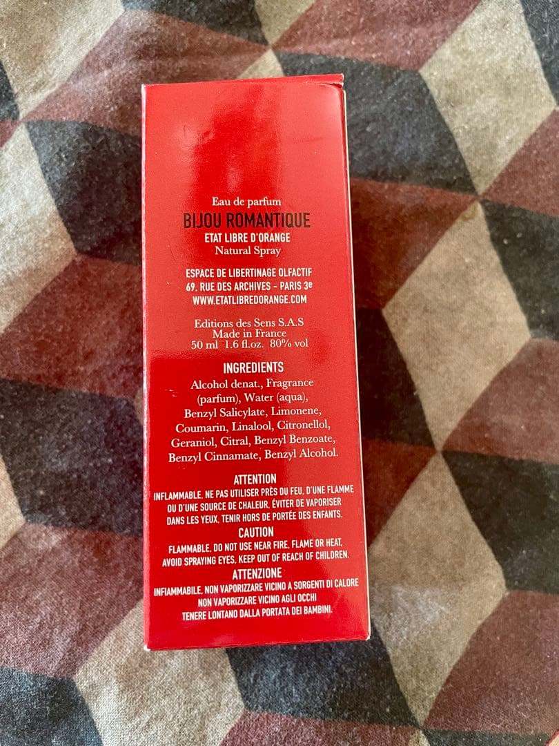 エタリーブルドオランジェ ビジューロモンティック 宝石を超えた儚き美50ml