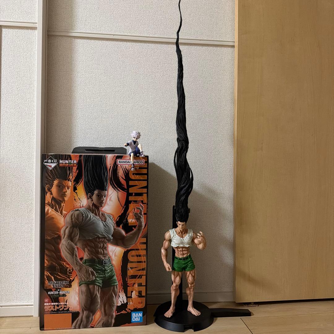 ハンターハンター 一番くじ ラストワン賞ゴン おまけ付き - メルカリ