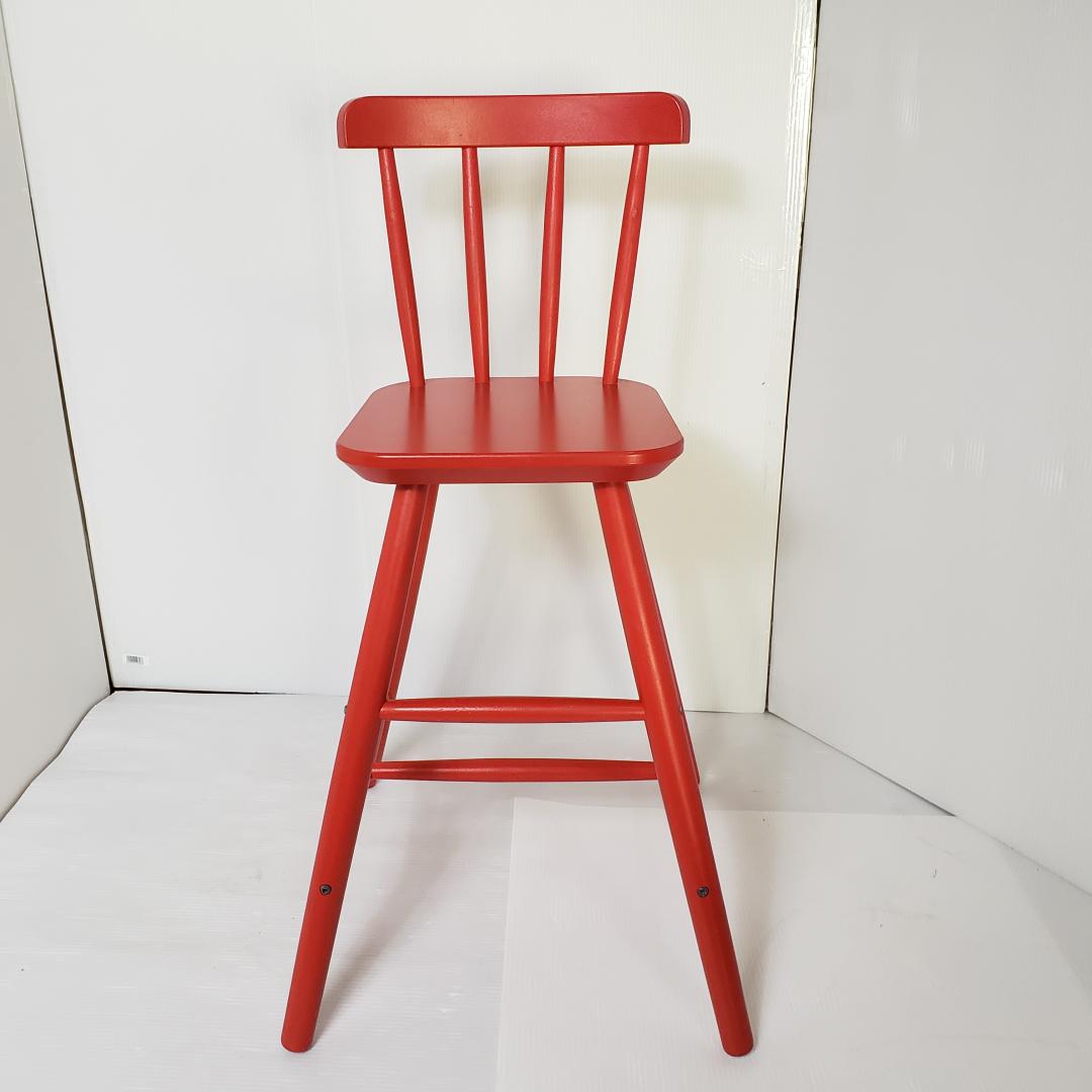 廃盤色 IKEA イケア AGAM アーガム キッズチェア ハイチェア レッド赤