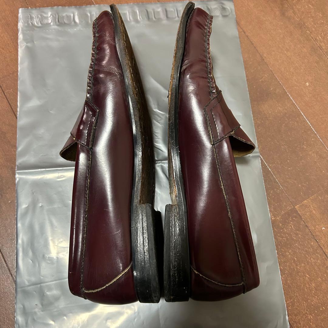 シ*き様 g.h.bass ペニーローファー　バーガンディ　あずき色　えんじ色