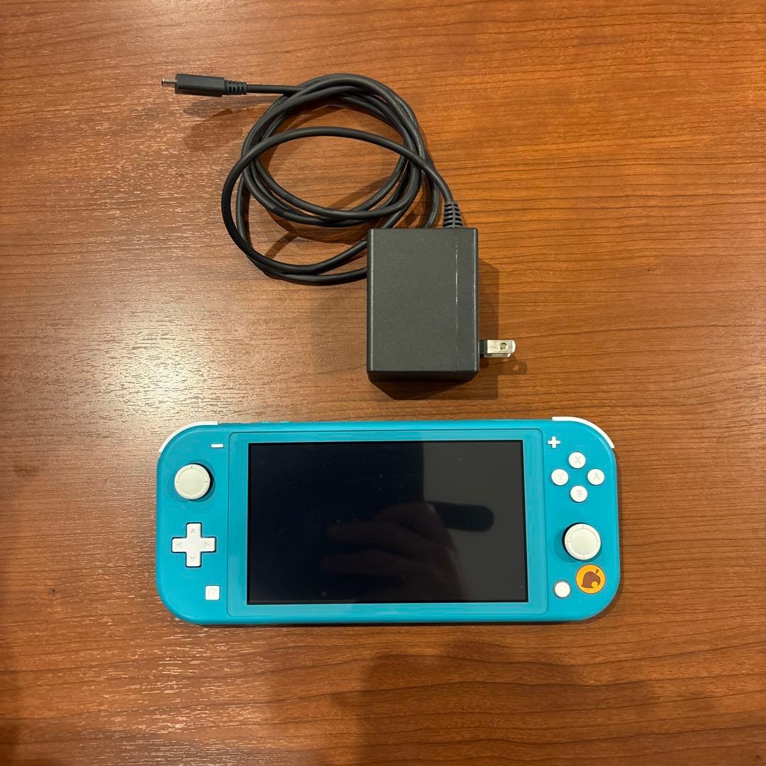 Nintendo Switch Lite まめきち&つぶきちアロハ柄充電器付き Nintendo Switch Lite あつまれ どうぶつの森セット 〜まめきち＆つぶ