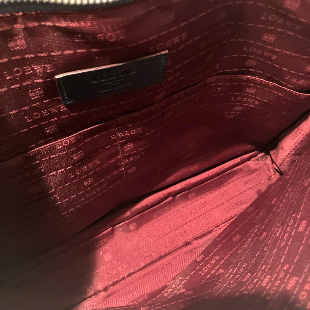 《中古美品》　ロエベ　トレドバッグ　ネイビー