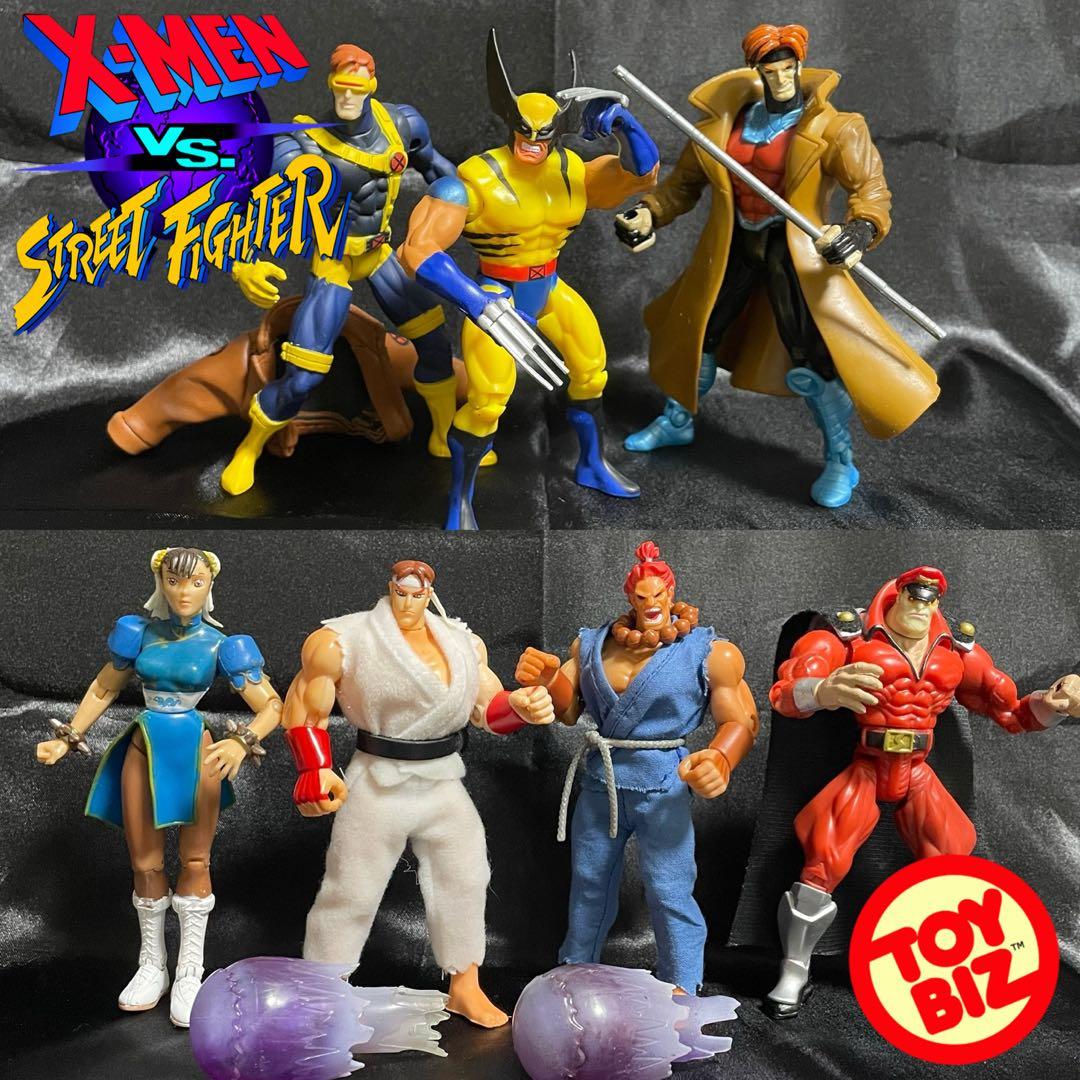 【トイビズ】X-MEN vs ストリートファイター フィギュア 7体 まとめ トイビズ】X-MEN vs ストリートファイター フィギュア 7体 まとめ