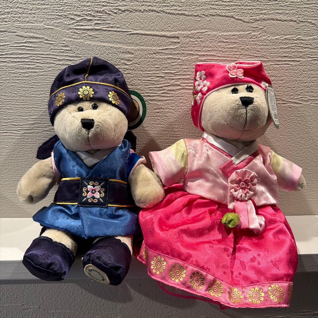 韓国限定！スターバックスベアリスタ チマチョゴリセット - メルカリ