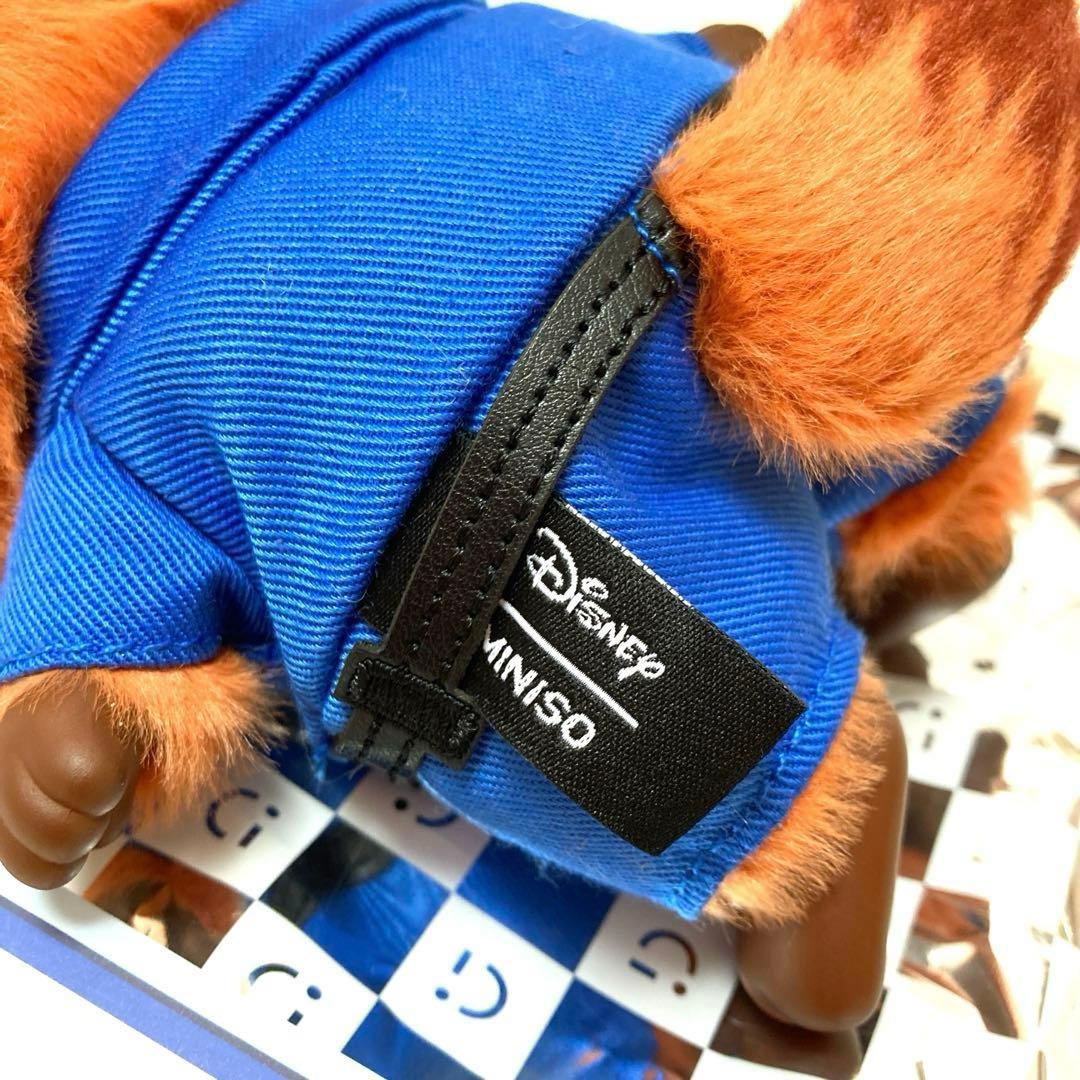 MINISO ズートピア 警官ニック ぬいぐるみペンダント キーホルダー