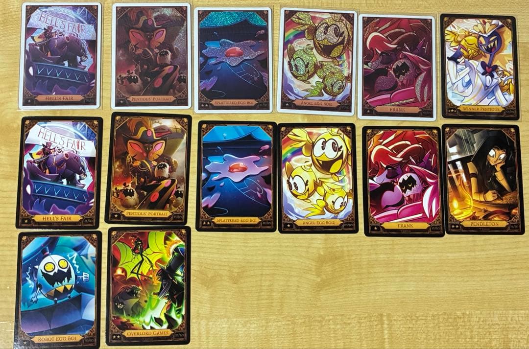 ハズビンホテル トレーディングカード サー・ペンシャス エッギーズ セット ハズビンホテル トレーディングカード サー・ペンシャス エッギーズ