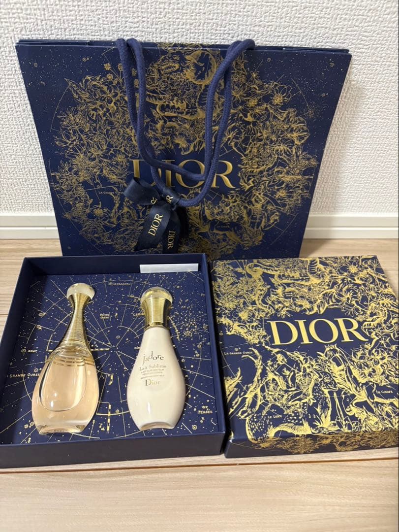 ジャドール オードゥパルファンボディミルク 2点セットクリスマス