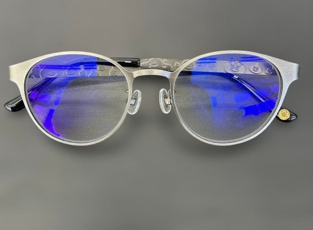 zoff✖️ドラクエXコラボメガネのメタルスライムモデル　美品✨　度なし DQXとZoffのコラボメガネ！「Zoff+DRAGON QUEST X」がまもなく発売開始