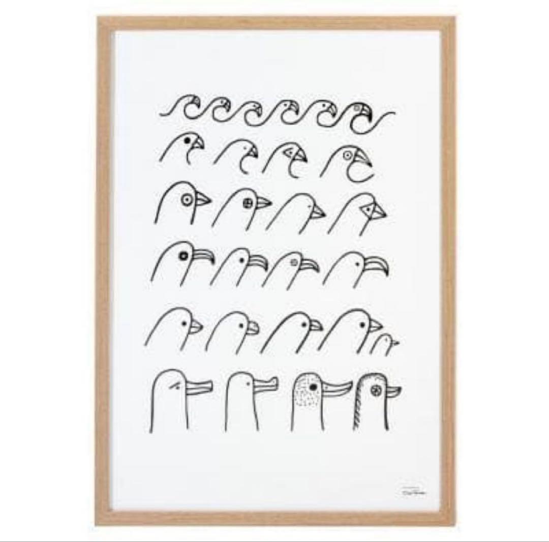 iittala Oiva Toikka ポスター 70x50cm バード - メルカリ