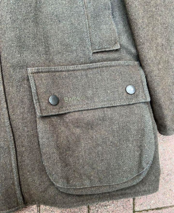 Barbour beaufort ビューフォート スリークラウン ウール素材