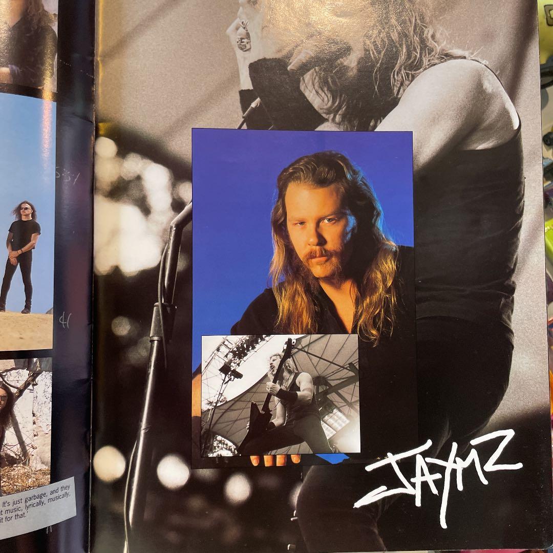 メタリカ world tour proglam 94 サイン入りパンフ - メルカリ