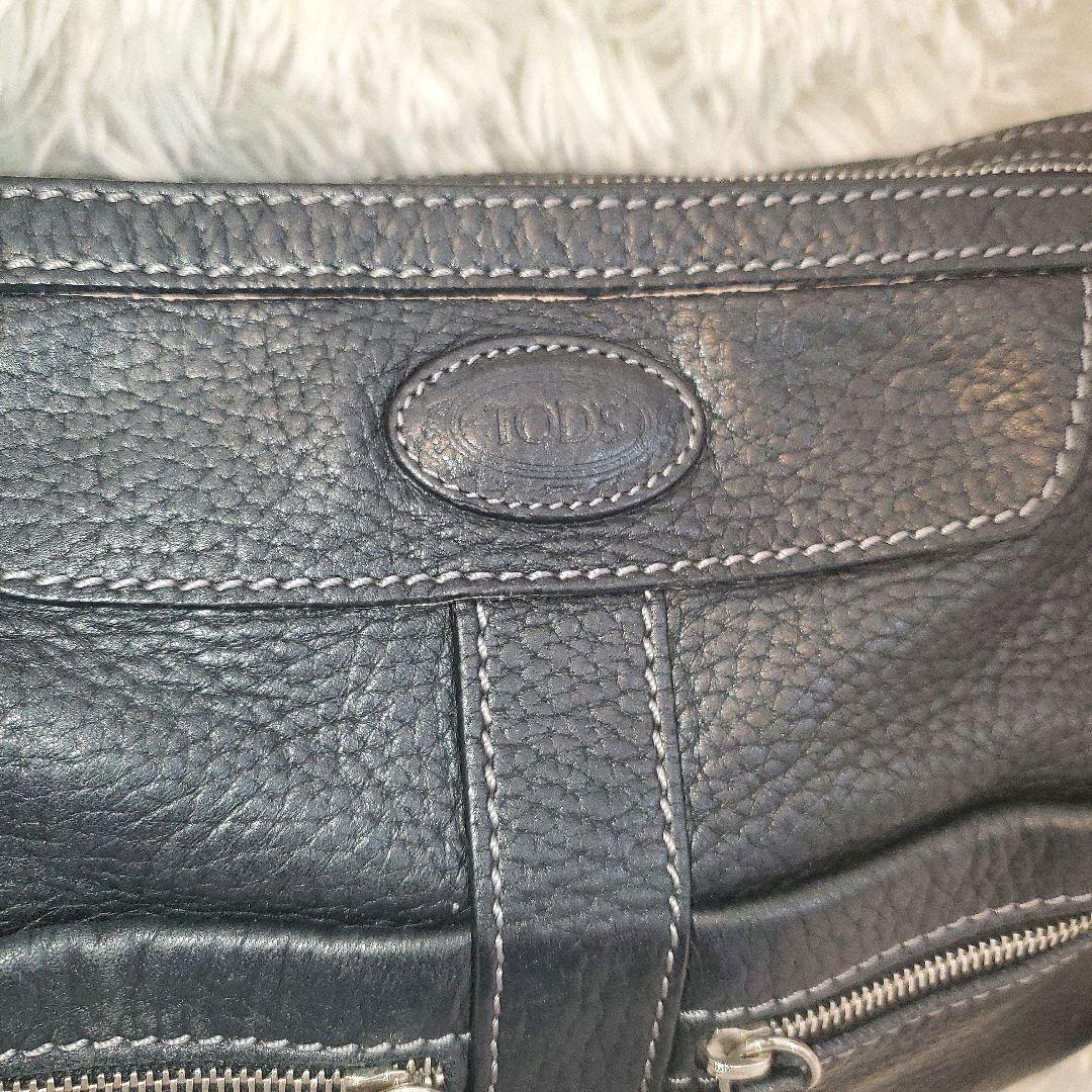 ⭐べるふぉん様専用⭐TOD'S ハーフムーン ショルダーバッグ シボ革