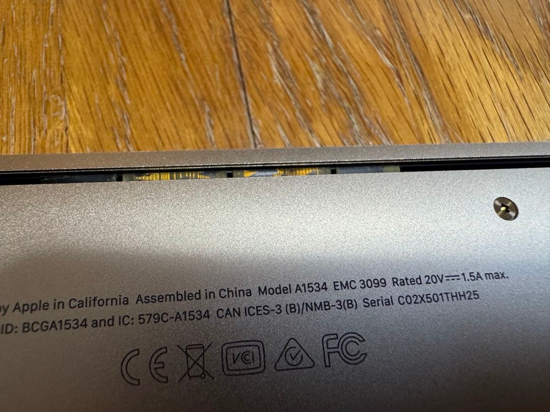 Apple MacBook 2017 本体のみ ジャンク 部品取