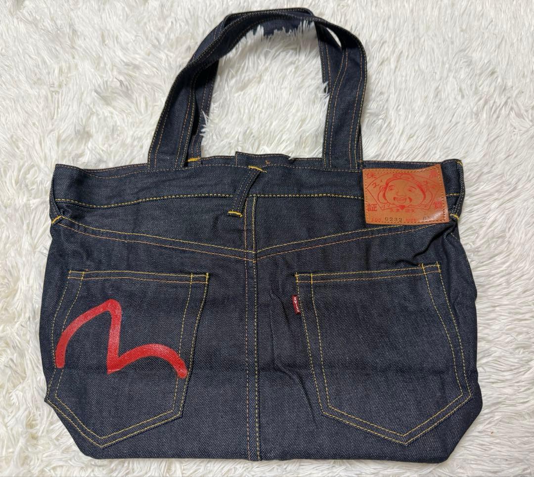 エヴィス　デニム　ジーンズスタイル トートバッグ 楽天市場】エビスジーンズ 日本製 買った人もビックリ 本格的作り G
