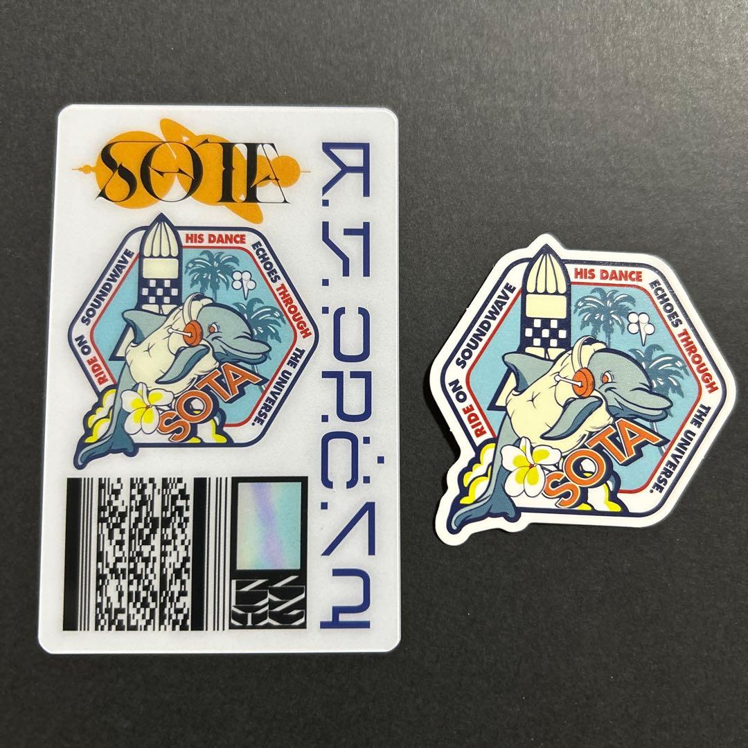 ビーファーストBE:FIRST ソウタSOTA ドームツアー ステッカー・カード