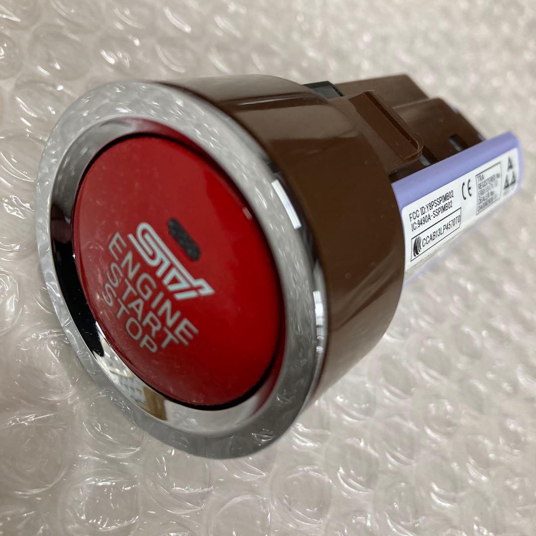 スバル STIプッシュエンジンスイッチ 開封済み 未使用 SUBARU（スバル） ST83031ST051【スバル純正】STIプッシュエンジン