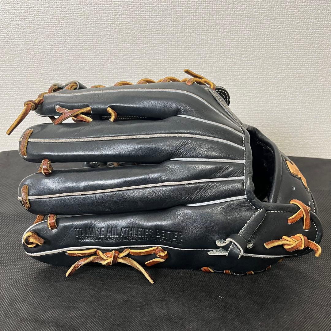 極美品】アンダーアーマー 外野用 硬式グローブ ブラック QBB0088