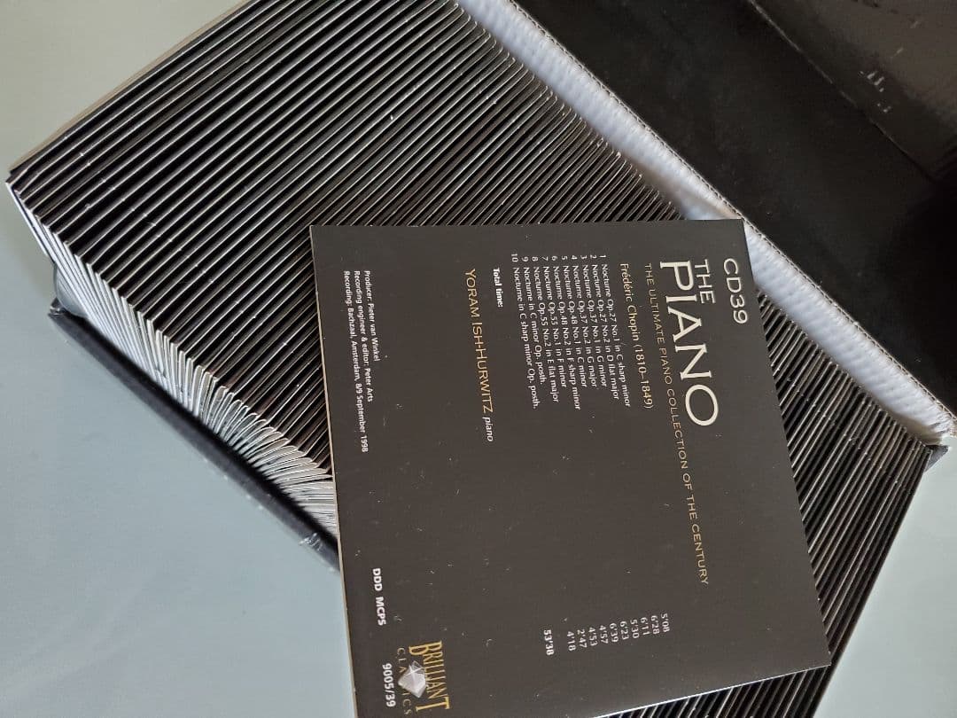 希少 THE PIANO-100CD BOXセット-DVD-ROM楽譜付