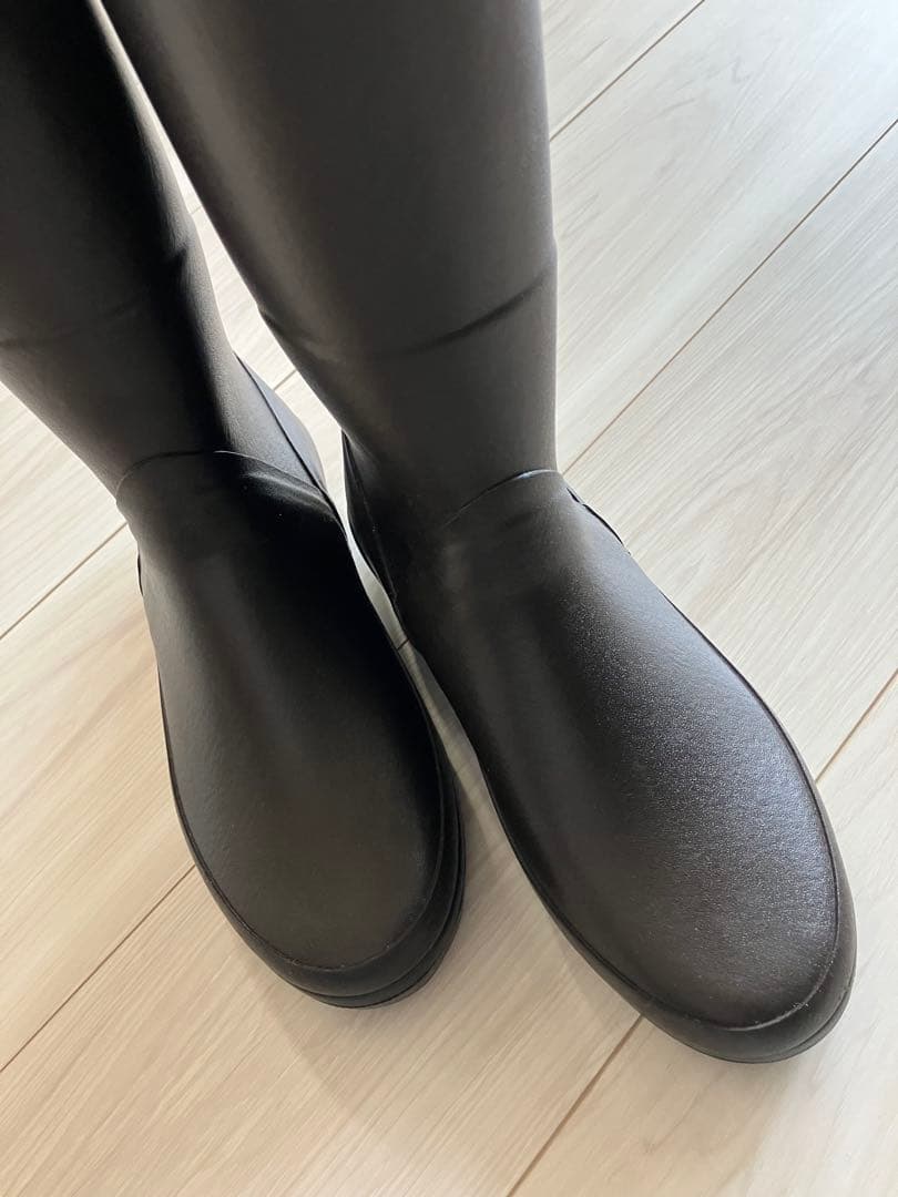 新品未使用 AIGLE レインブーツ ブラウン 35(22.5cm)フランス製