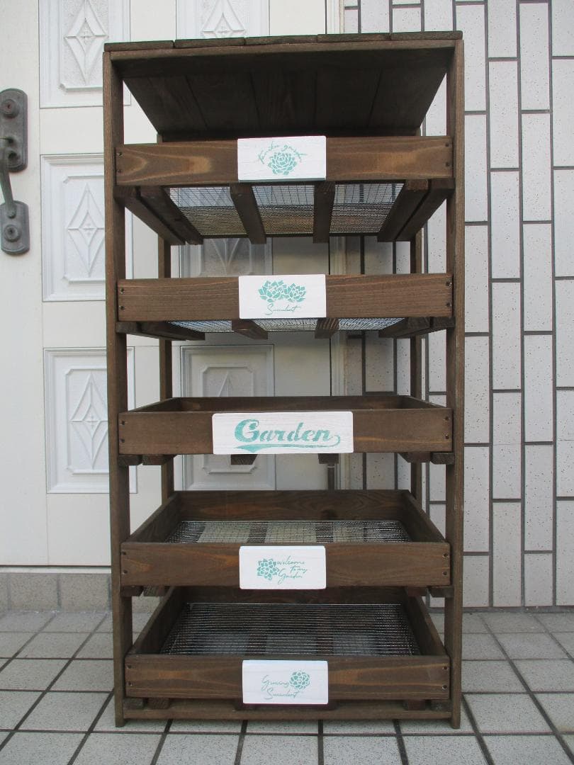 5段トレー 多肉棚 プランター スタンド 多肉植物棚 ラック 韓国苗