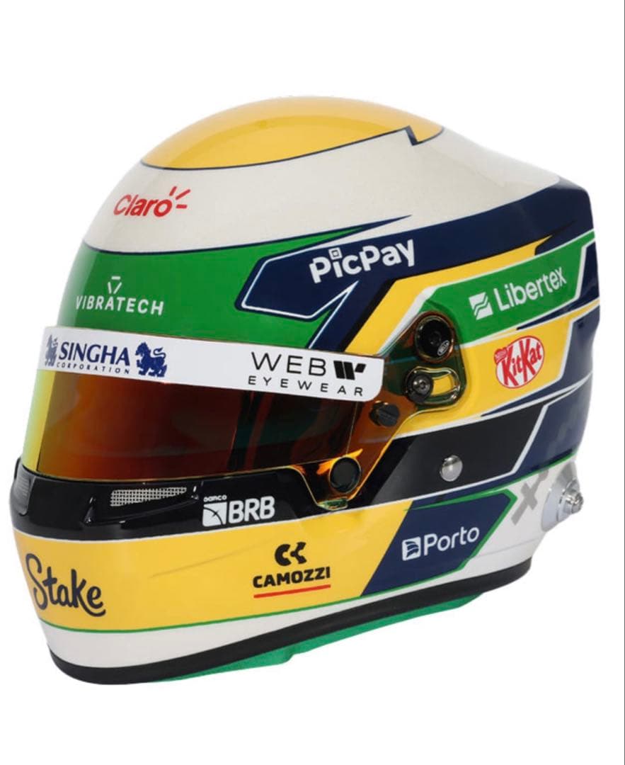 BELL 1/2スケール ボルトレート 2025年 キック ザウバー ヘルメット 1/2スケール ボルトレート 2025年 キック ザウバー チーム ヘルメット