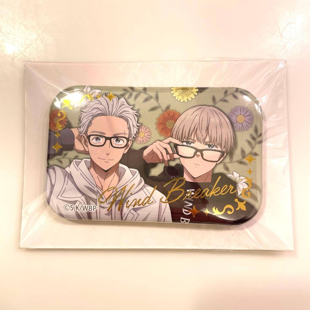 WIND BREAKER ウィンブレ Glasses スクエア缶バッジ 梅宮 梶 - メルカリ