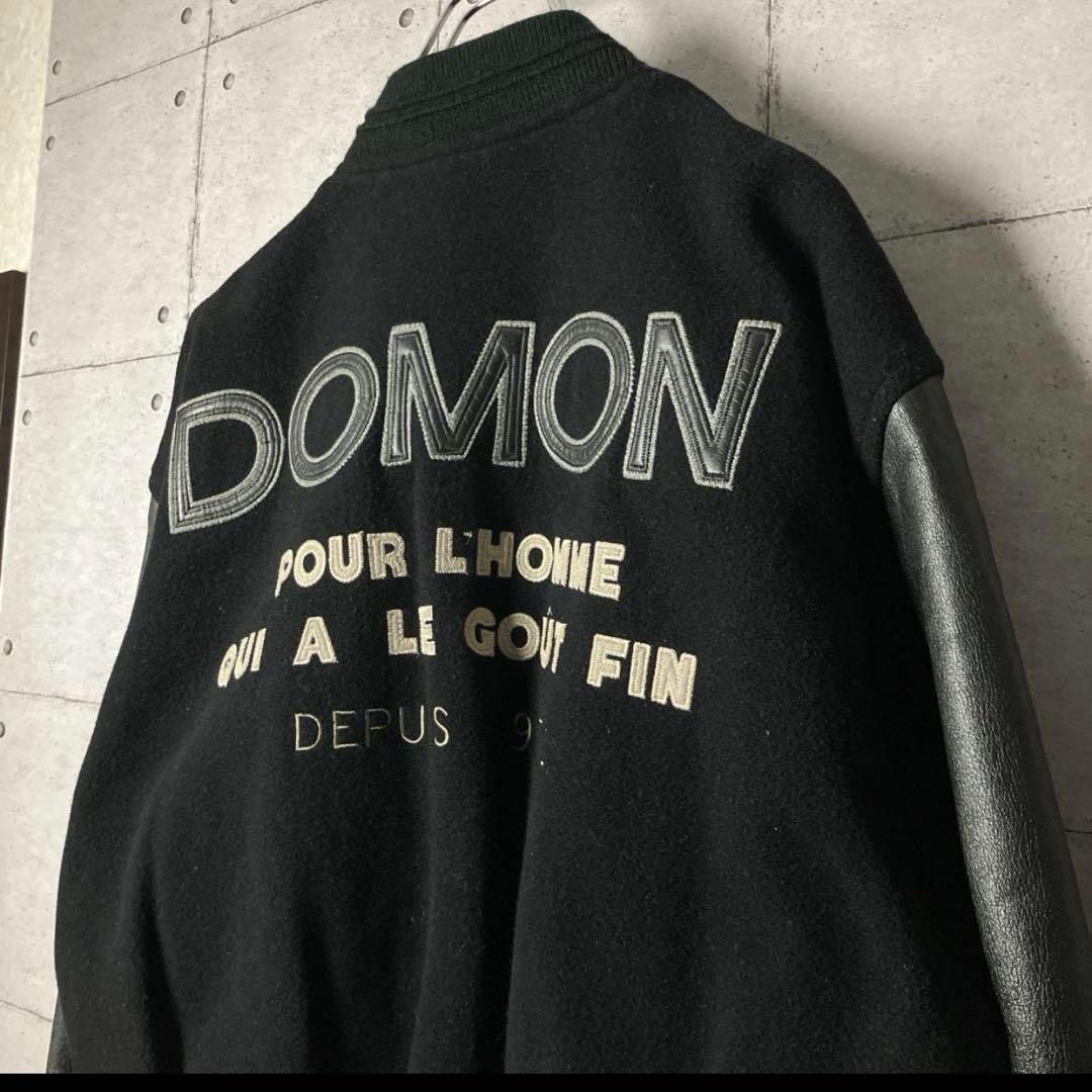 DOMON ドモン スタジャン ブラック カウレザー 90'sビンテージ - メルカリ