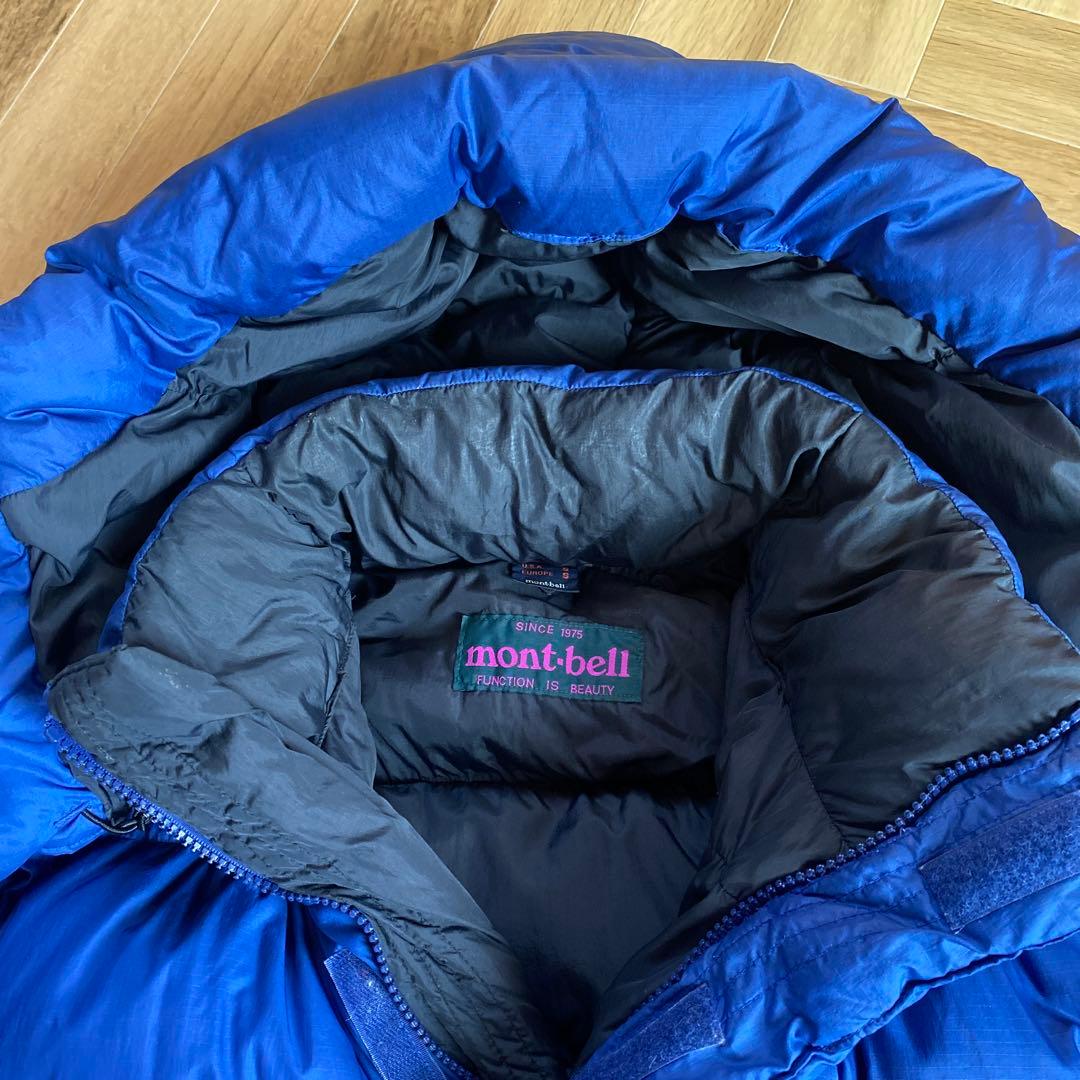 90's 旧タグ old mont-bell モンベル ダウンジャケット ブルー - メルカリ
