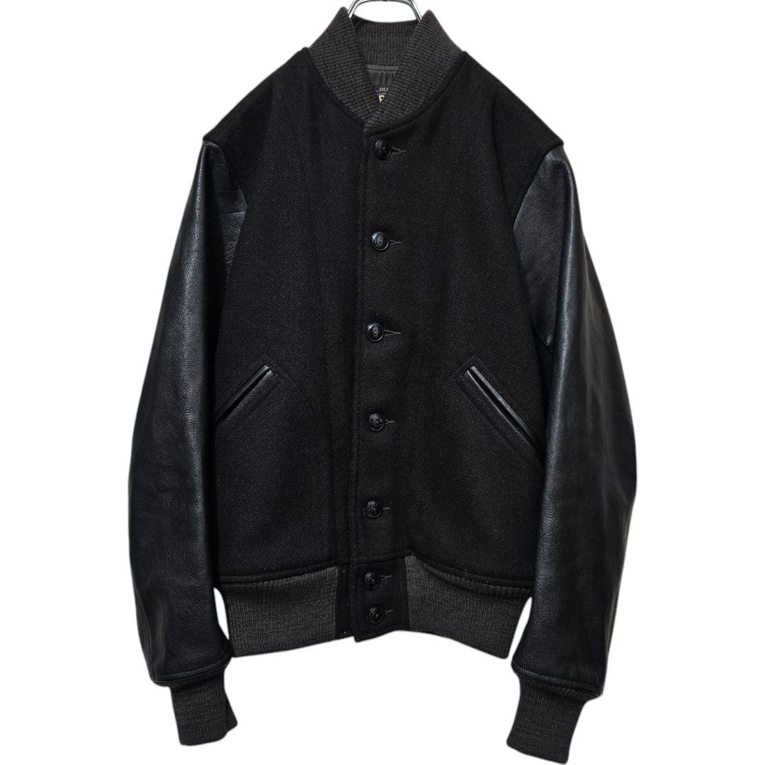不朽の名作】RRL バーシティジャケット ブラックキャット スタジャン S