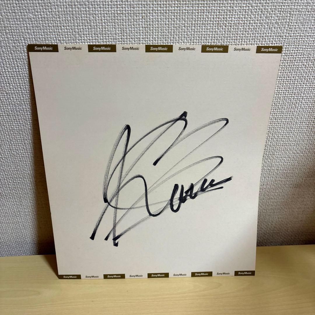 西野カナ Sony Musicロゴ入りサイン色紙 - メルカリ