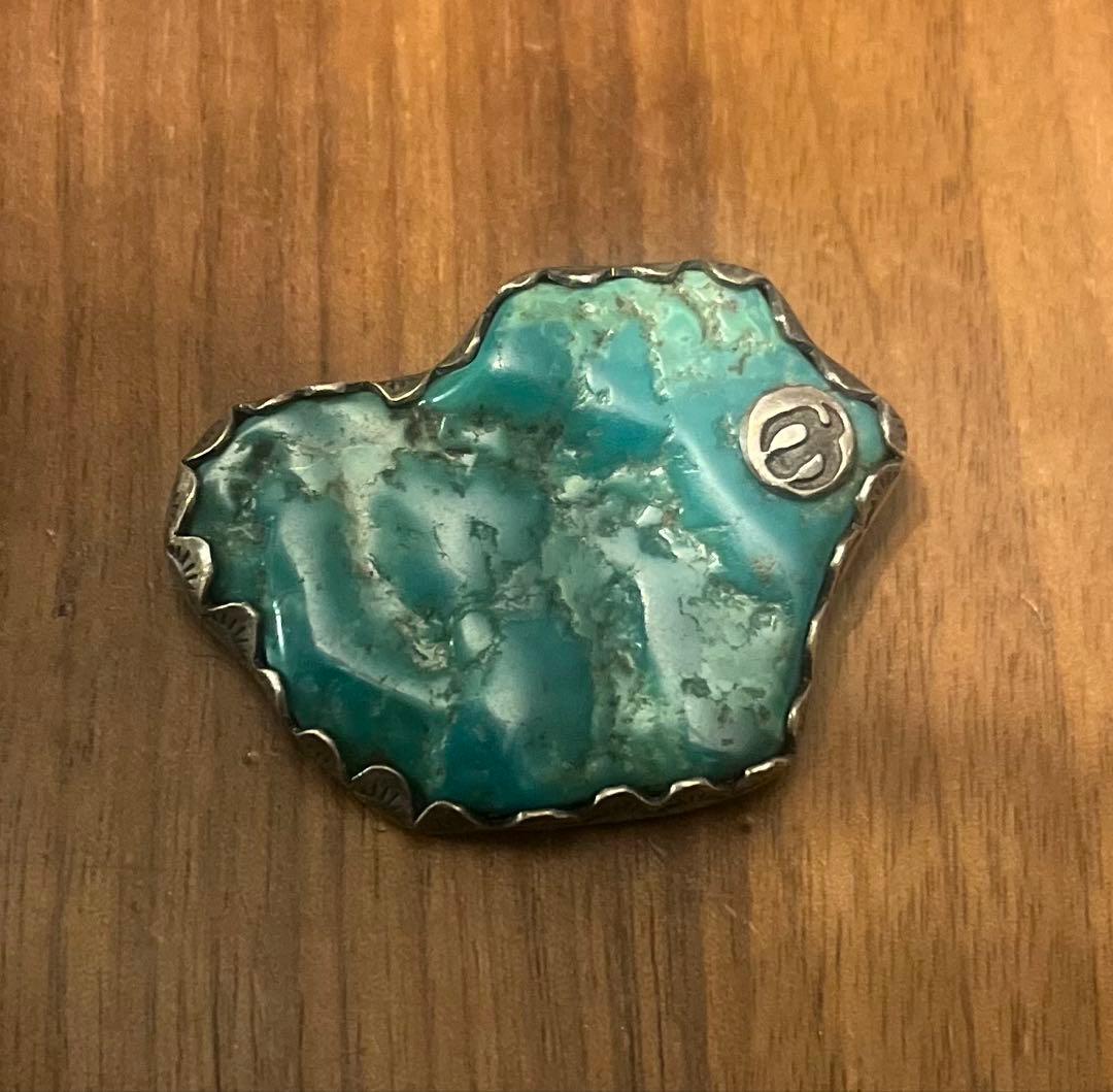 kapital キャピタル ブローチ　ターコイズ　インディアン　レア チベットターコイズ シルバーピンズ ピンバッジ ブローチ