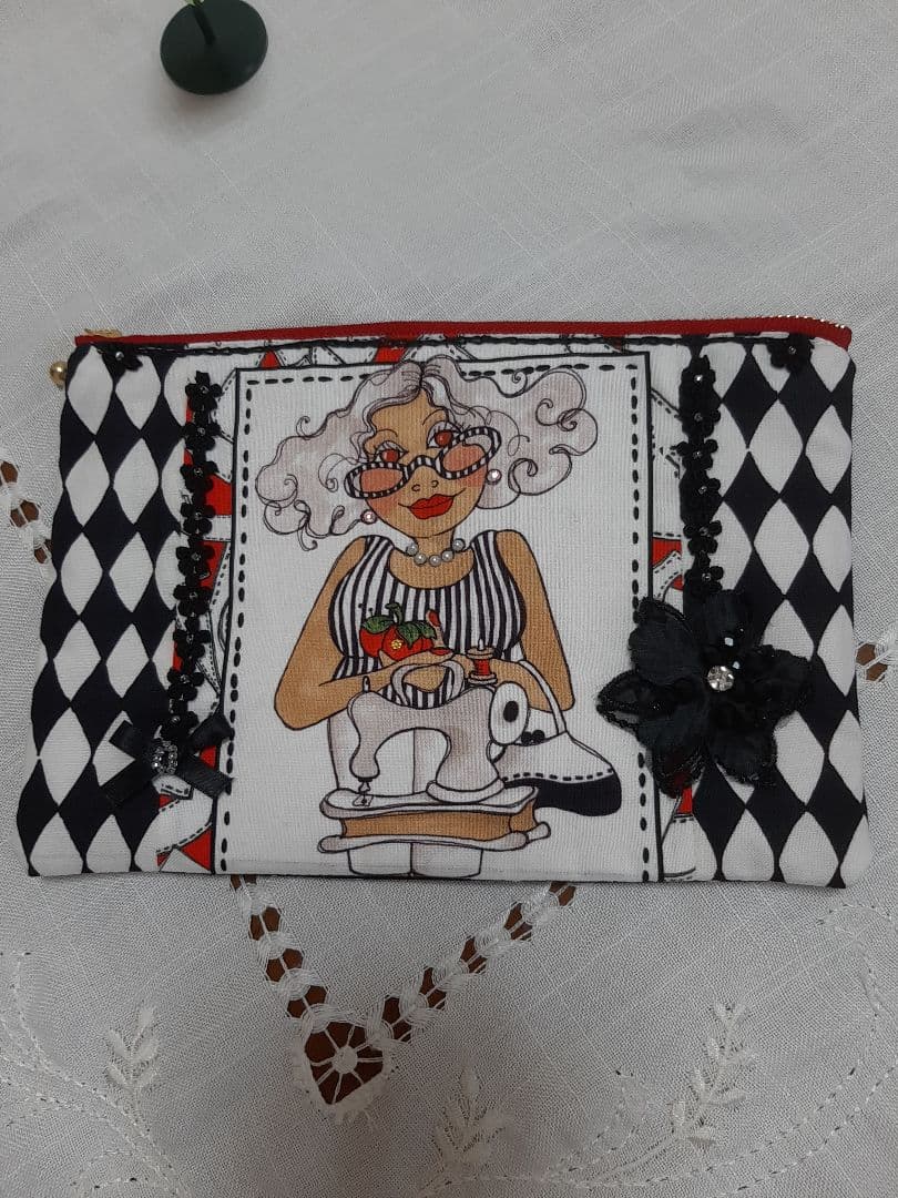 ロラライハリスポーチ ハンドメイド新品未使用 ファスナー20㎝ - メルカリ