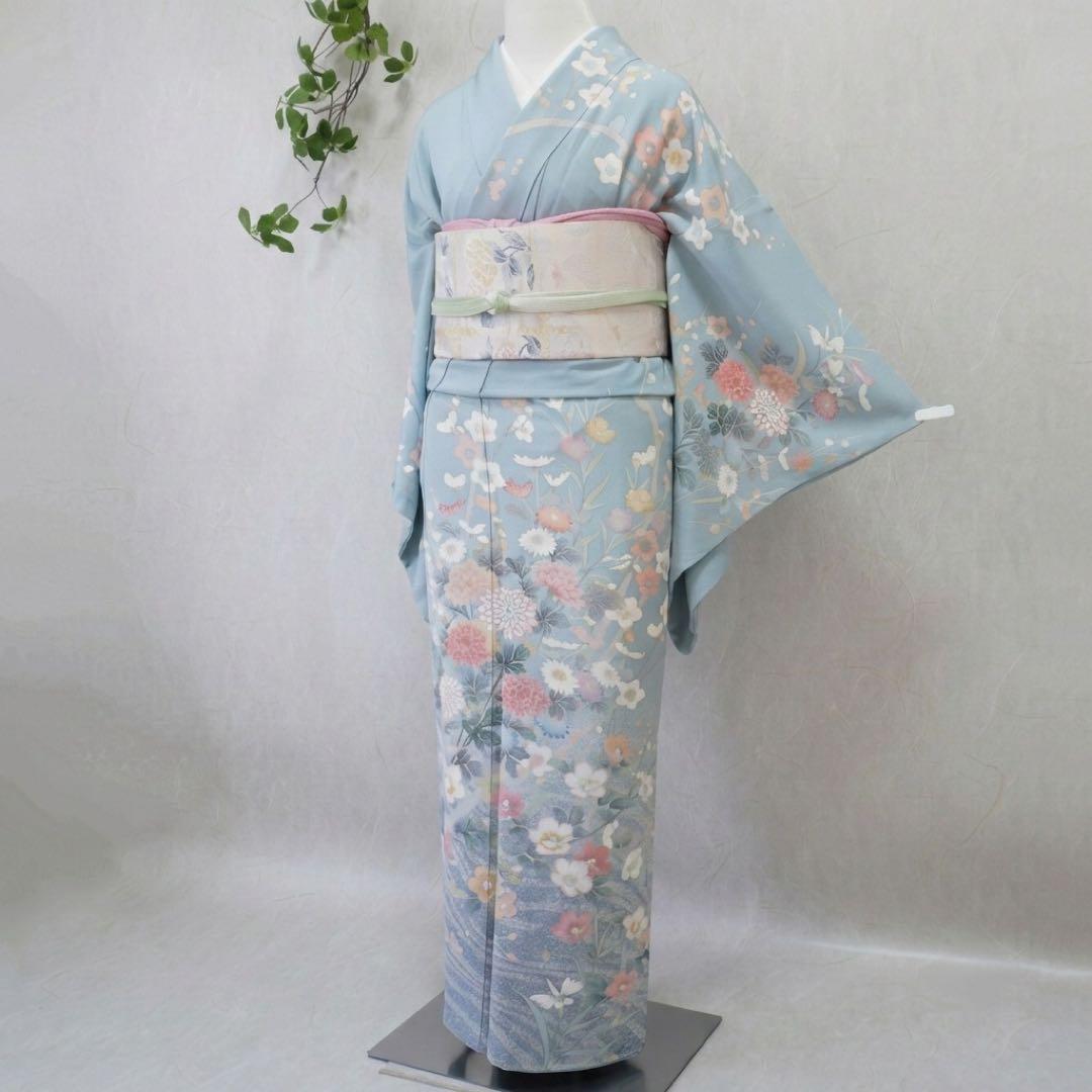 訪問着フルセット319卒業式 入学式 お宮参り【訪問着、袋帯、帯締め