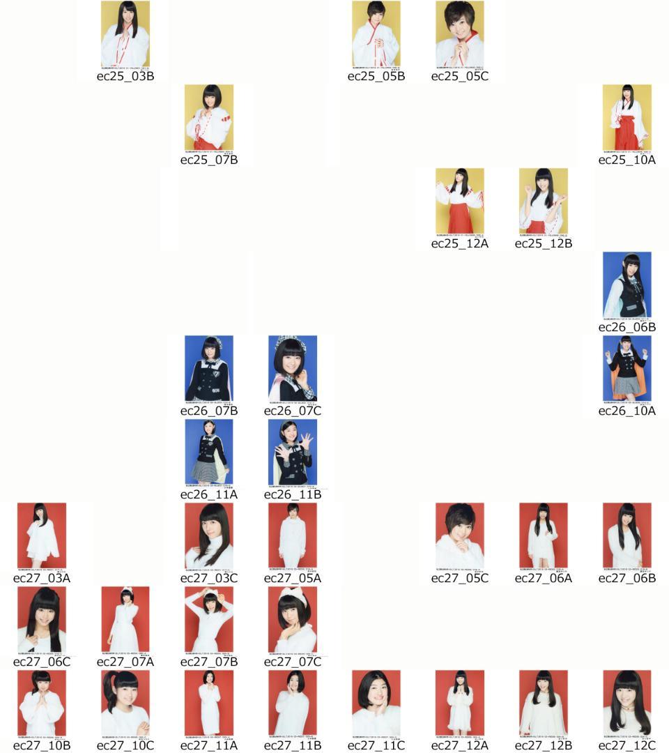 私立恵比寿中学 エビコレ 生写真 vol.1-30 （バラ売り可）