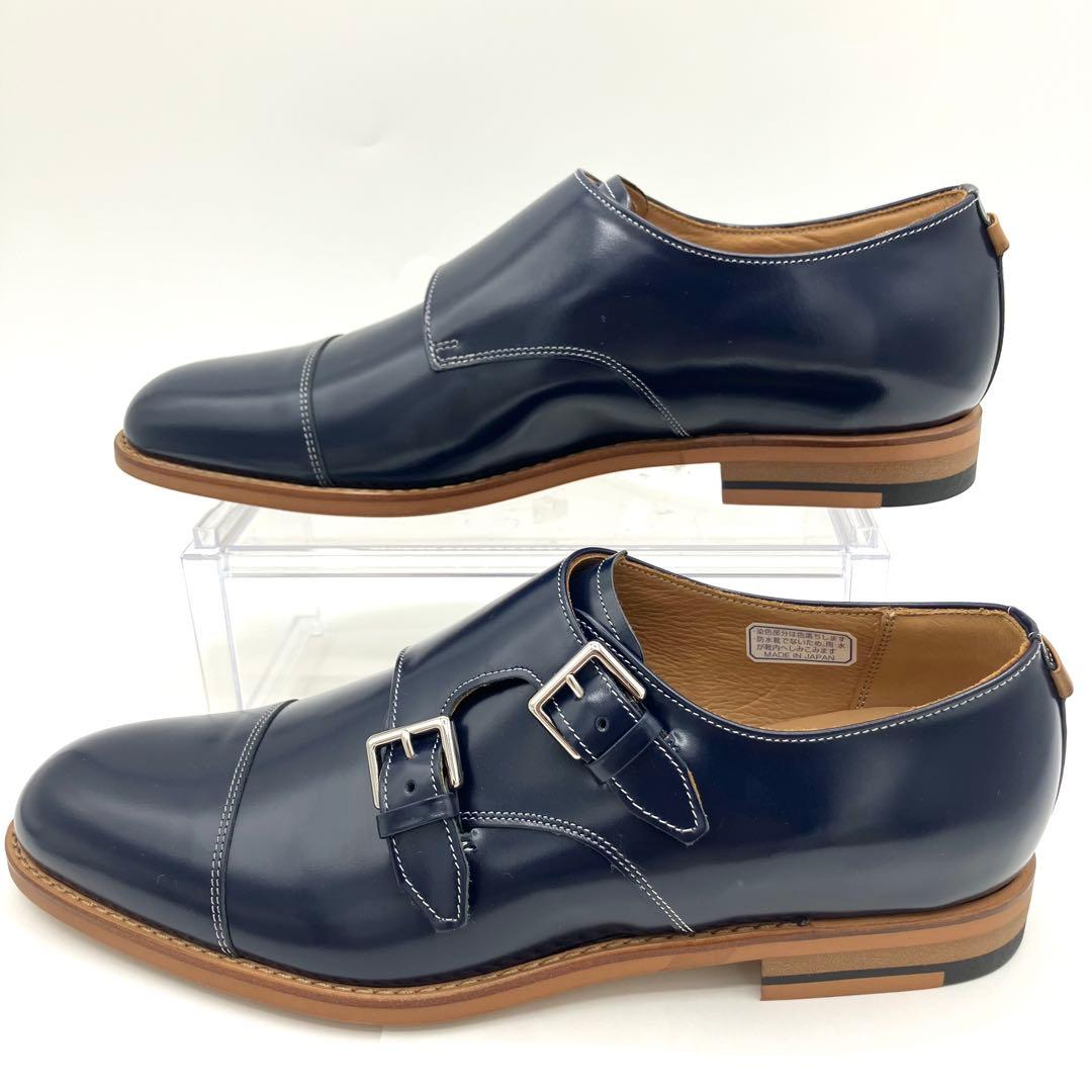 【現行品・約三万三千円】リーガル　ローファー　23.5cm ダブルモンク