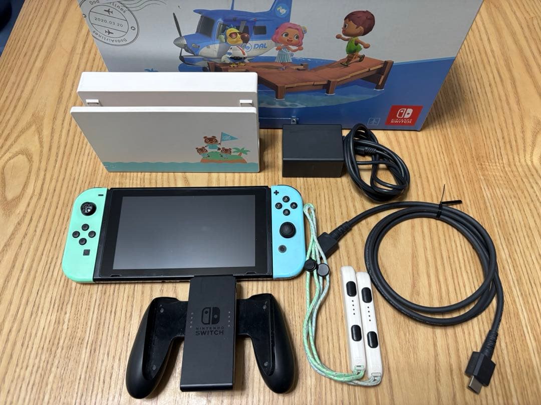 即購入可　Nintendo Switch あつまれどうぶつの森 デザイン Amazon.co.jp: 【整備済み品】 任天堂 Nintendo Switch あつまれ