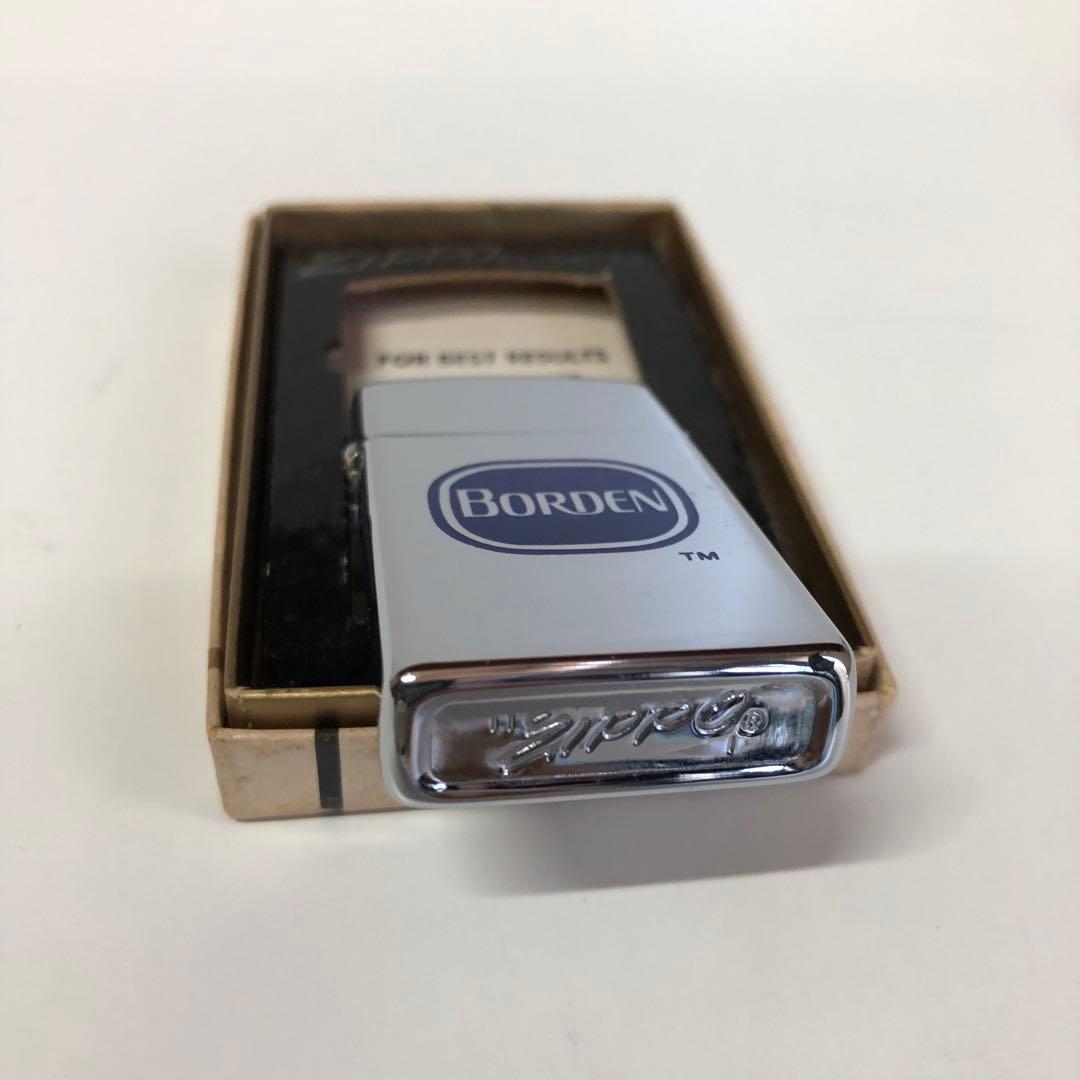 ヴィンテージ1971年スリムZIPPO BORDEN企業物ZIPPO - メルカリ